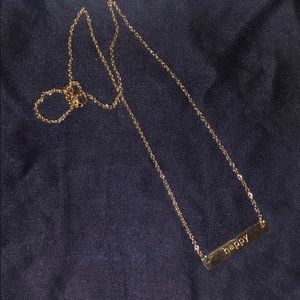 “HAPPY” necklace